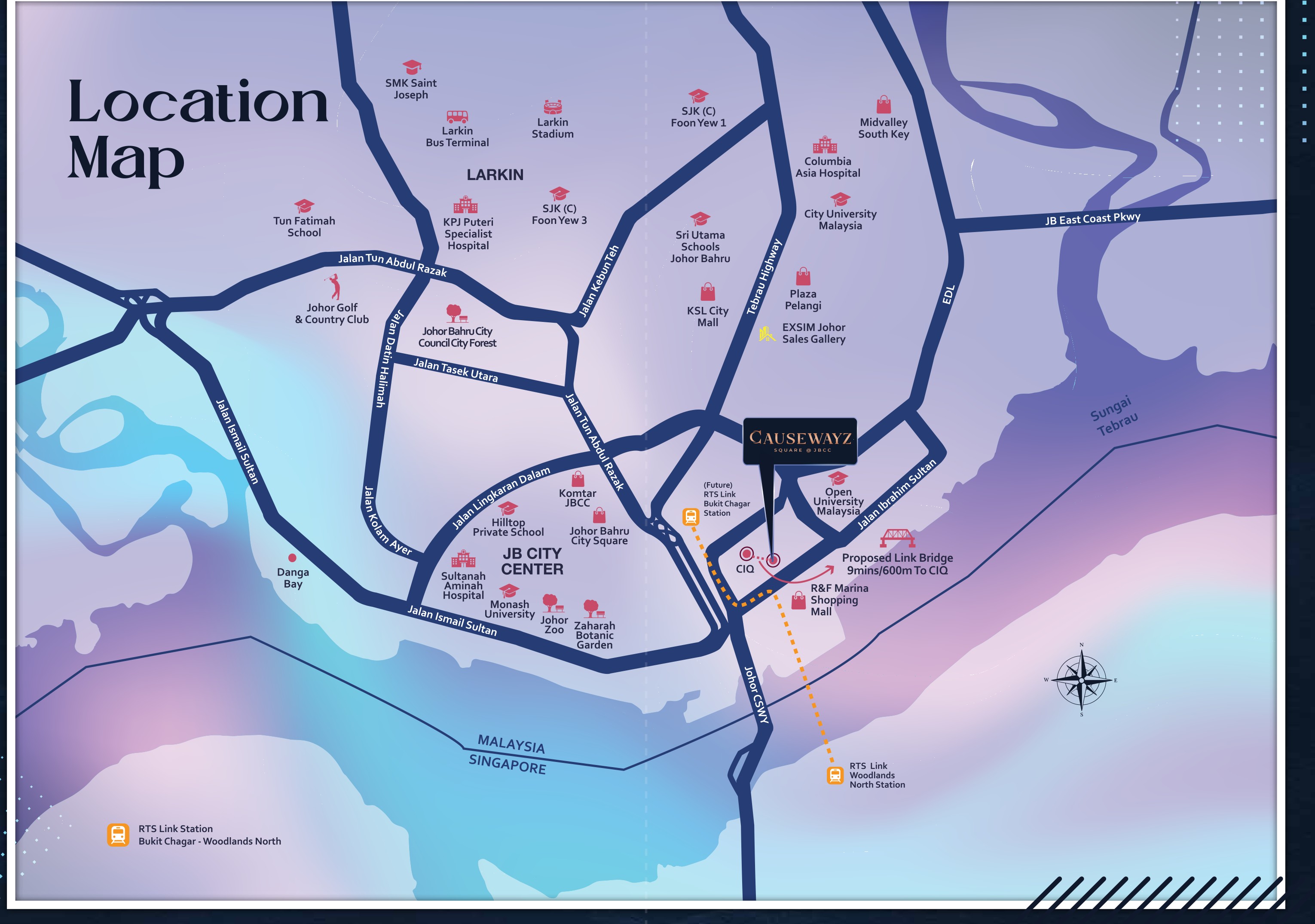 Causewayz Square @ JBCC location map